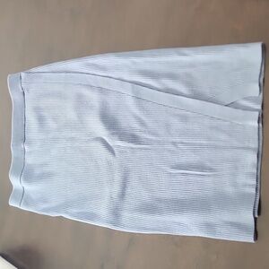 Abercrombie & Fitch Blue Ribbed Knit Midi Skirt Size Small
